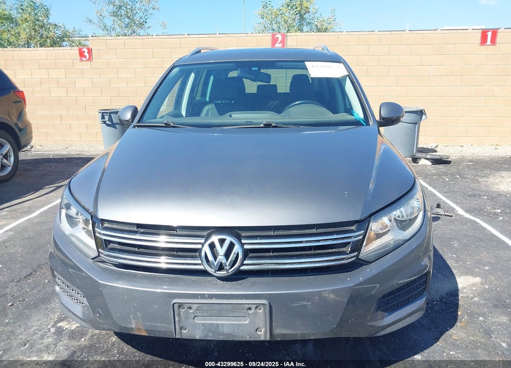 2017 VOLKSWAGEN TIGUAN 2.0T WOLFSBURG EDITION VIN: WVGSV7AX0HK030111