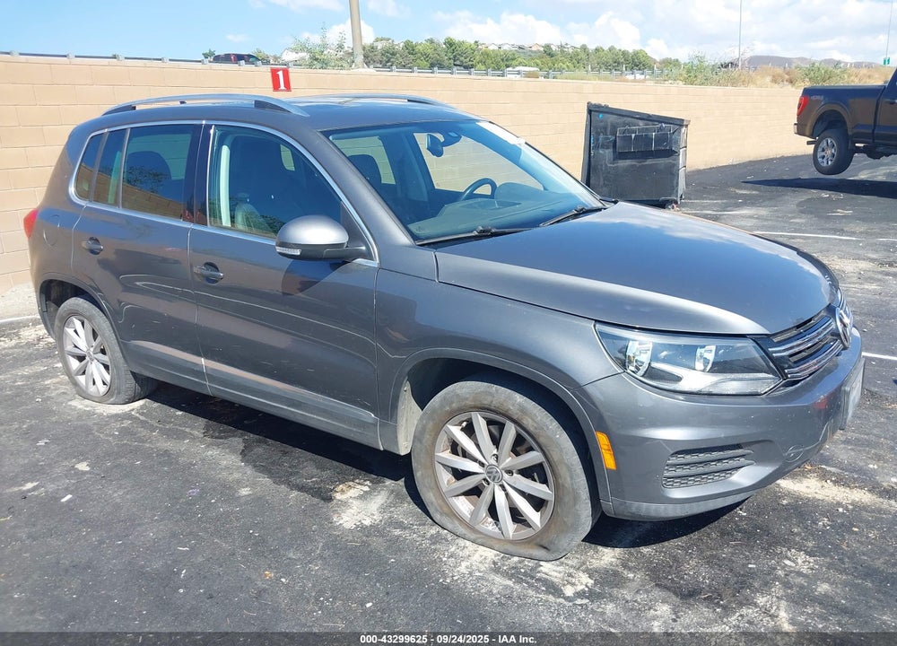 2017 VOLKSWAGEN TIGUAN 2.0T WOLFSBURG EDITION VIN: WVGSV7AX0HK030111