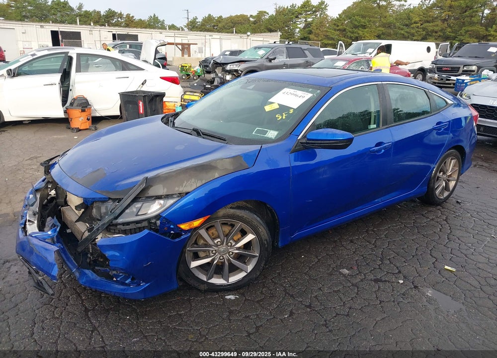2020 HONDA CIVIC EX VIN: 19XFC1F38LE214738