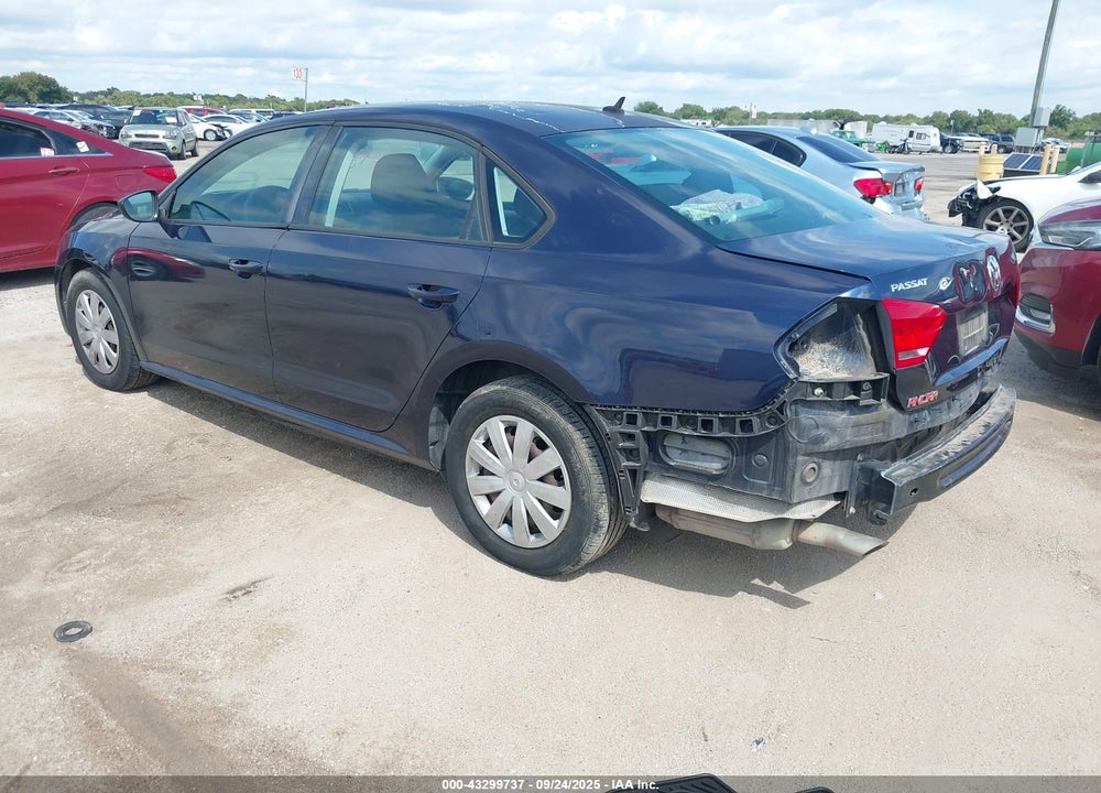 2012 VOLKSWAGEN PASSAT 2.5L S VIN: 1VWAP7A33CC017781