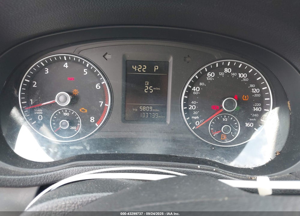 2012 VOLKSWAGEN PASSAT 2.5L S VIN: 1VWAP7A33CC017781