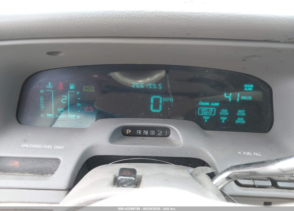 1996 MERCURY GRAND MARQUIS LS/BAYSHORE VIN: 2MELM75W9TX671128