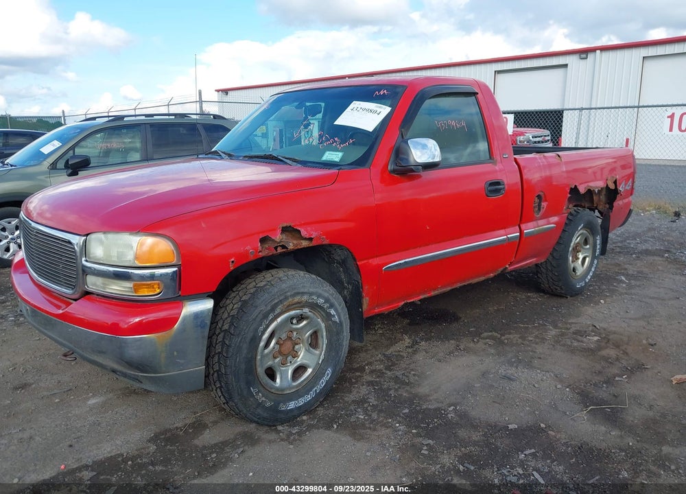 2002 GMC SIERRA 1500 SLE VIN: 1GTEK14TX2Z290482