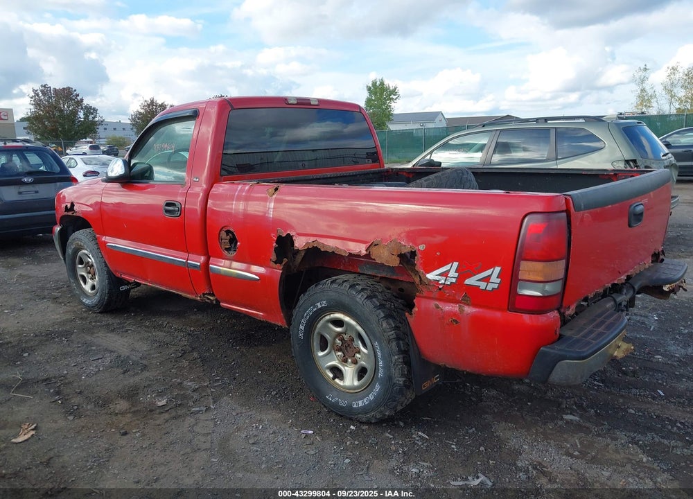 2002 GMC SIERRA 1500 SLE VIN: 1GTEK14TX2Z290482