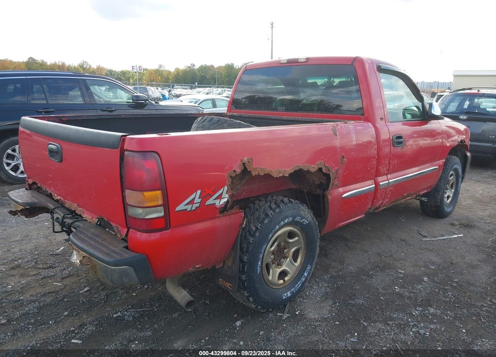 2002 GMC SIERRA 1500 SLE VIN: 1GTEK14TX2Z290482