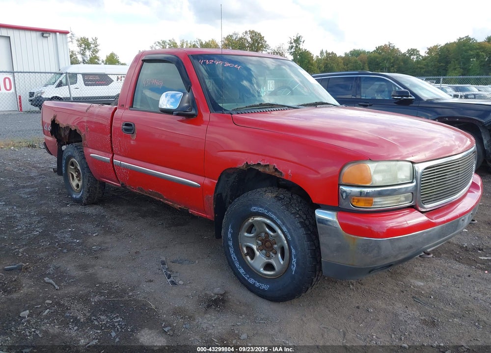 2002 GMC SIERRA 1500 SLE VIN: 1GTEK14TX2Z290482
