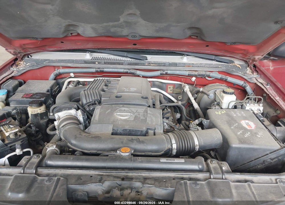 2008 NISSAN XTERRA SE VIN: 5N1AN08U58C513392