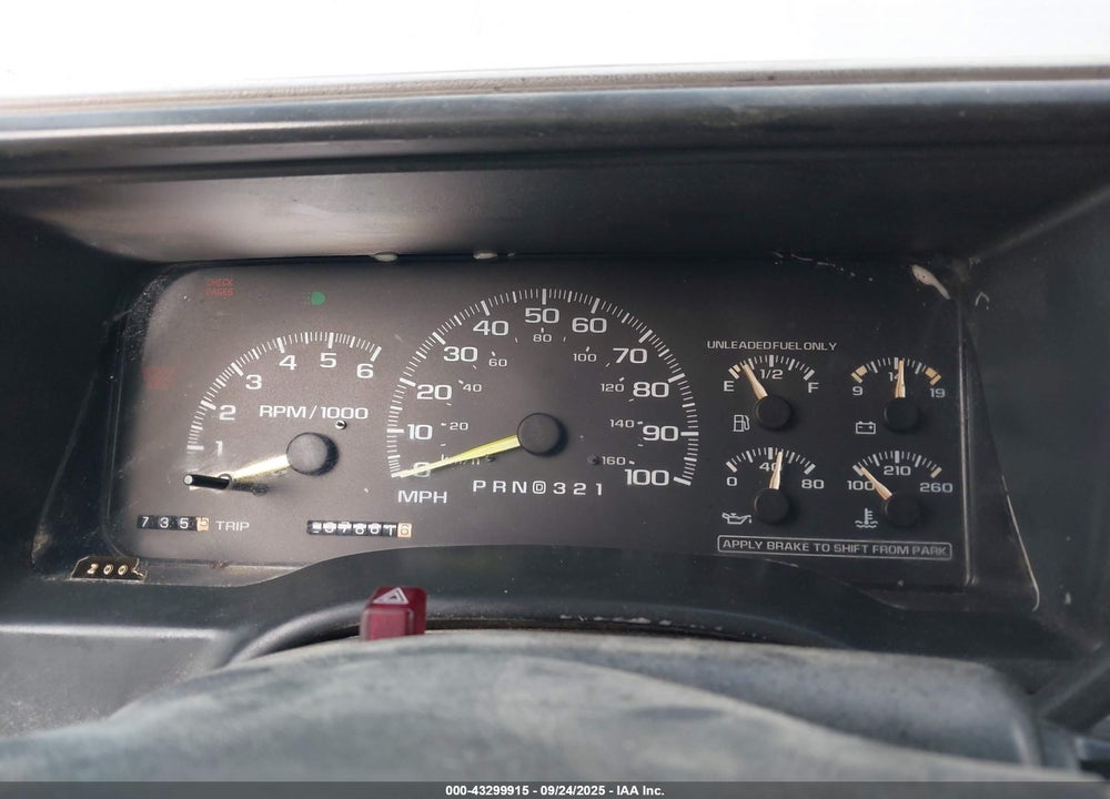 2000 CHEVROLET TAHOE Z71 VIN: 1GNEK13R5YR114364