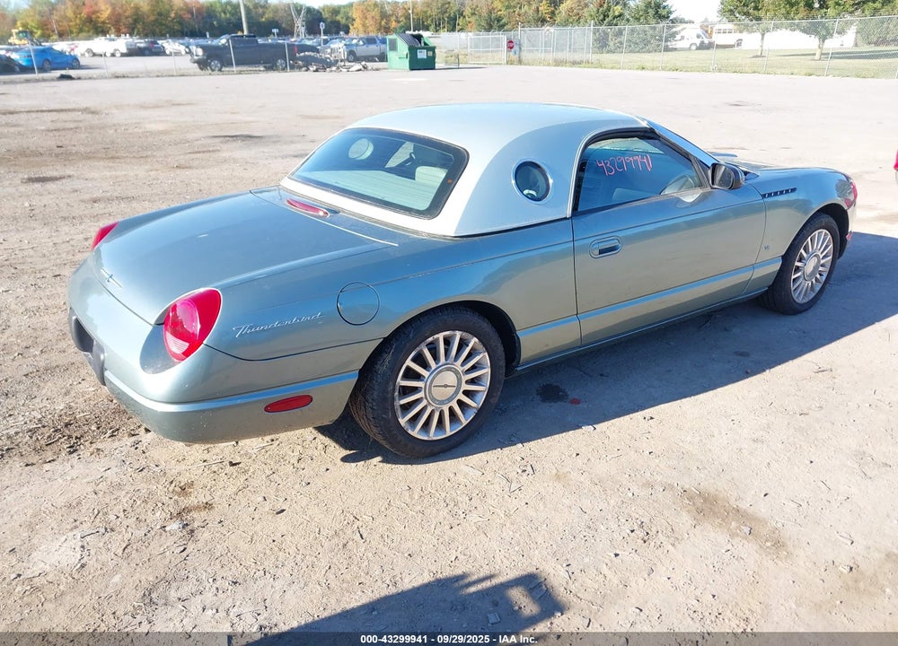 2004 FORD THUNDERBIRD VIN: 1FAHP63A64Y108738