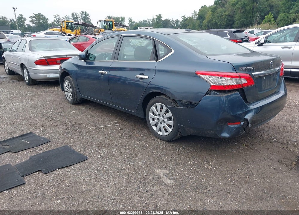2015 NISSAN SENTRA SV VIN: 3N1AB7AP1FY305463