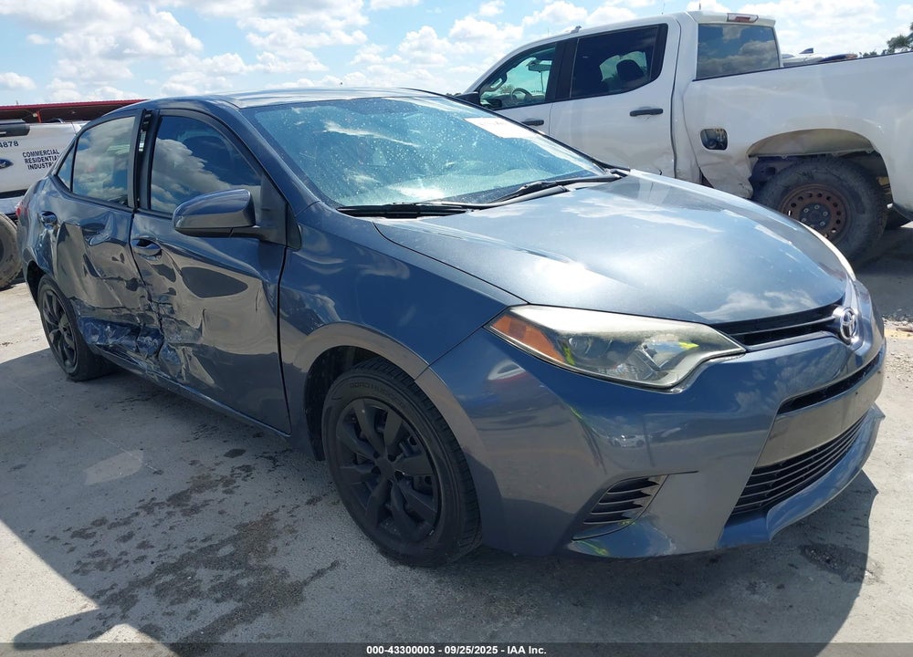 2015 TOYOTA COROLLA LE VIN: 5YFBURHE8FP349357