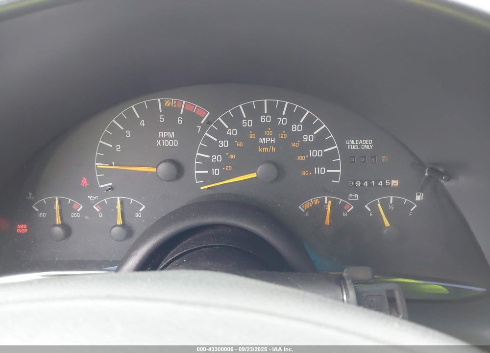 1995 PONTIAC FIREBIRD FORMULA/TRANS AM VIN: 2G2FV22P3S2222149