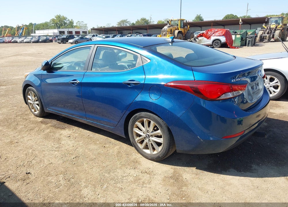 2014 HYUNDAI ELANTRA VIN: KMHDH4AE5EU111523