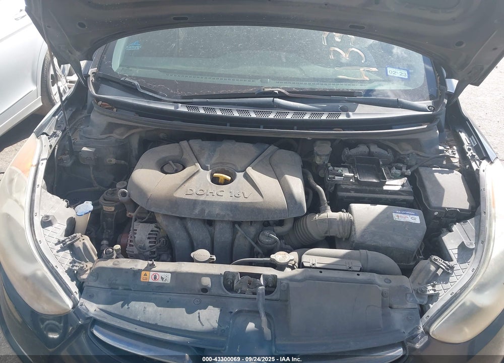 2012 HYUNDAI ELANTRA VIN: KMHDH4AE9CU334225