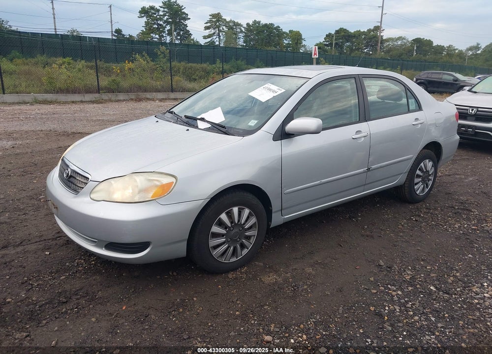 2005 TOYOTA COROLLA LE VIN: 2T1BR32E95C447318