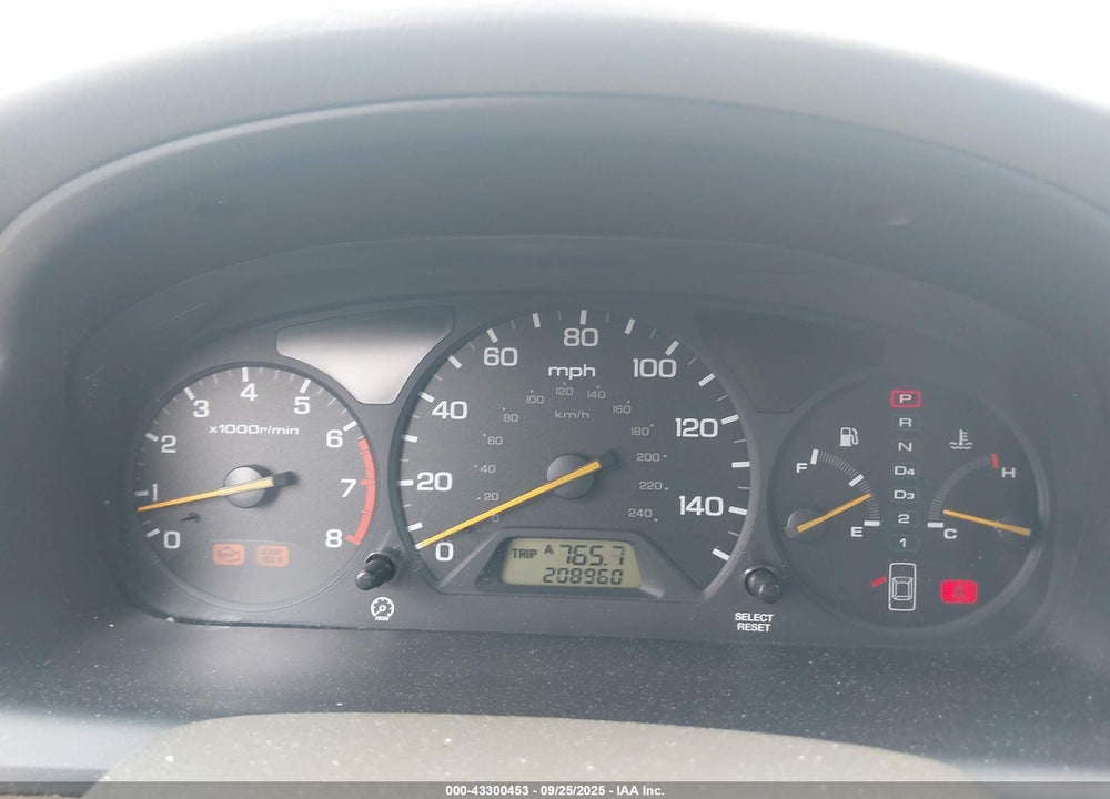 2002 HONDA ACCORD 3.0 EX VIN: 1HGCG16552A054717