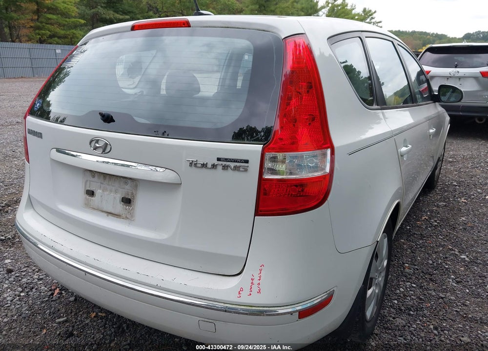 2011 HYUNDAI ELANTRA TOURING GLS VIN: KMHDB8AE9BU087523