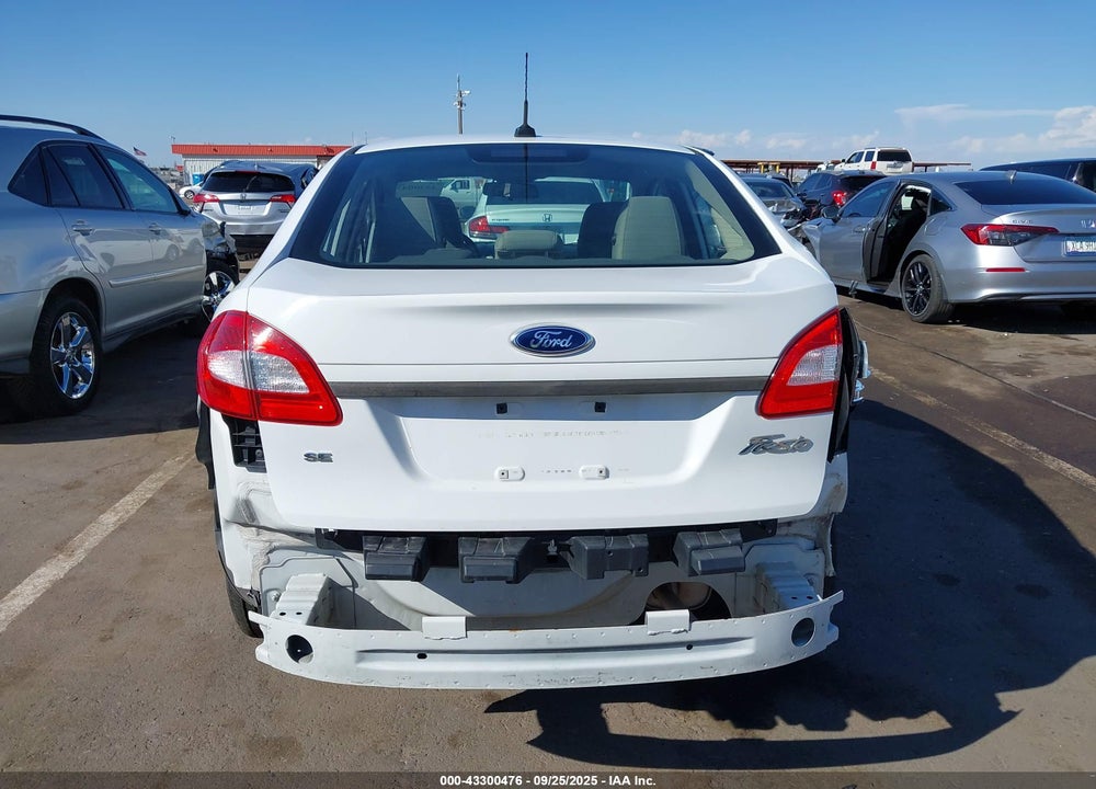 2013 FORD FIESTA VIN: 3FADP4BJ6DM208435
