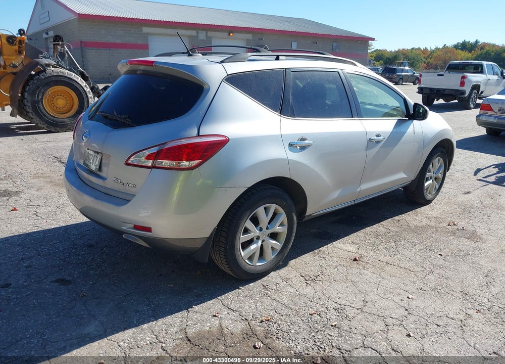 2013 NISSAN MURANO SL VIN: JN8AZ1MW9DW307429