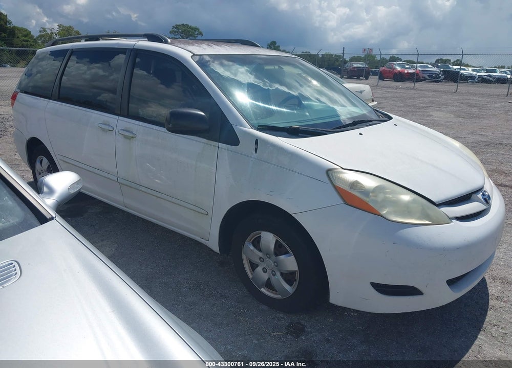 2008 TOYOTA SIENNA LE VIN: 5TDZK23C98S217543