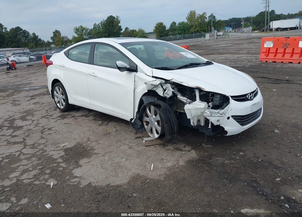 2013 HYUNDAI ELANTRA LIMITED VIN: 5NPDH4AE3DH401787