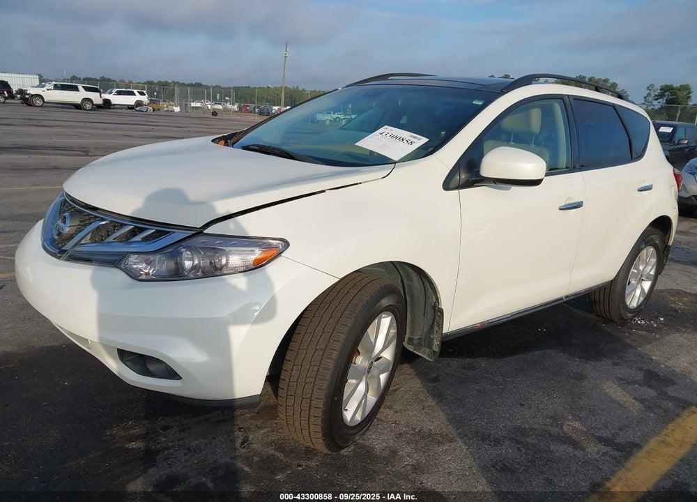 2011 NISSAN MURANO VIN: JN8AZ1MW7BW158998