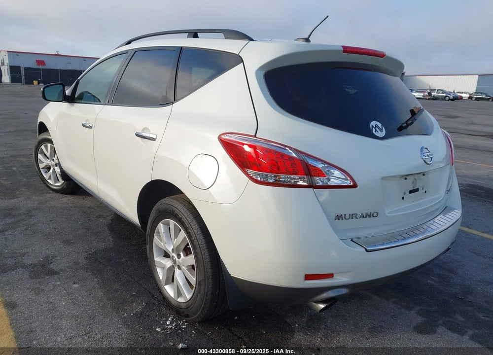 2011 NISSAN MURANO VIN: JN8AZ1MW7BW158998