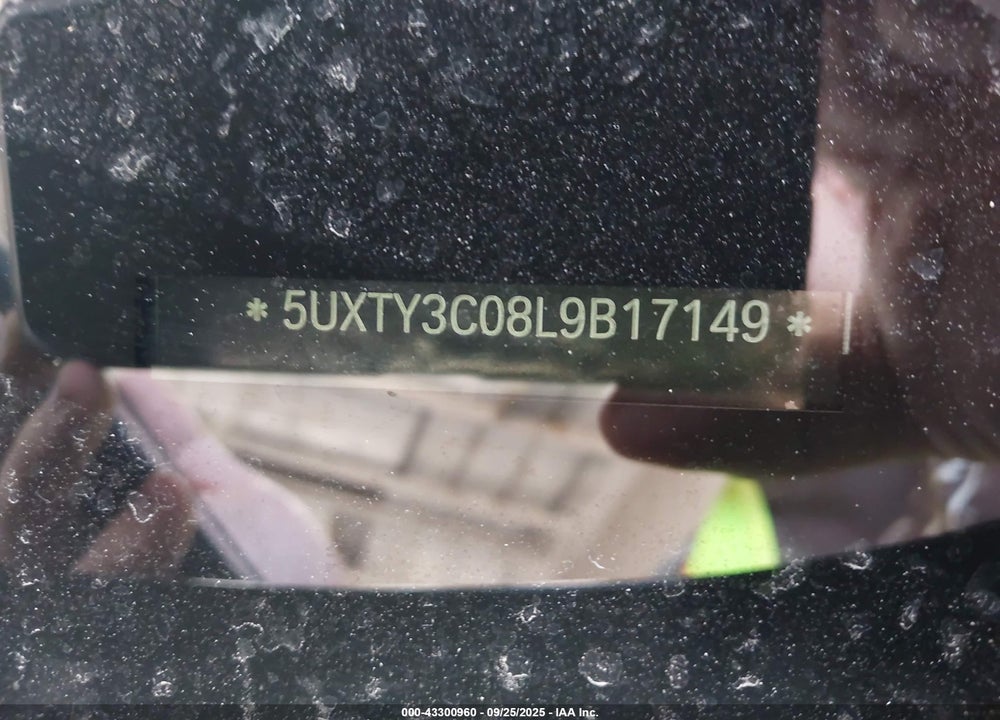 2020 BMW X3 SDRIVE30I VIN: 5UXTY3C08L9B17149