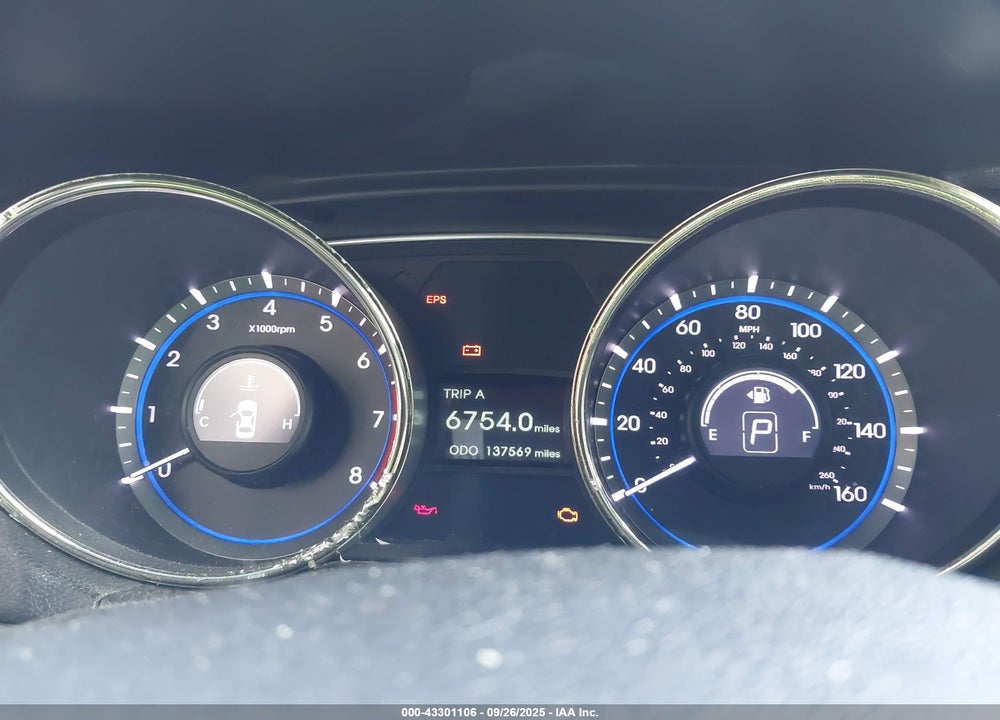 2012 HYUNDAI SONATA VIN: 5NPEC4AC4CH391058