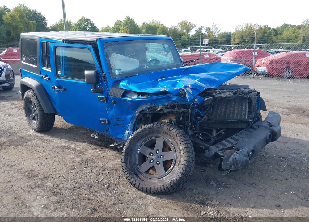 2016 JEEP WRANGLER UNLIMITED SPORT VIN: 1C4BJWDGXGL146396