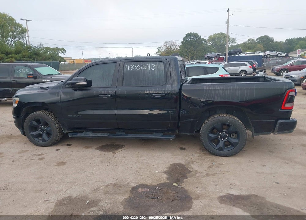 2019 RAM 1500 BIG HORN/LONE STAR 4X4 5'7 BOX VIN: 1C6SRFFT8KN607960