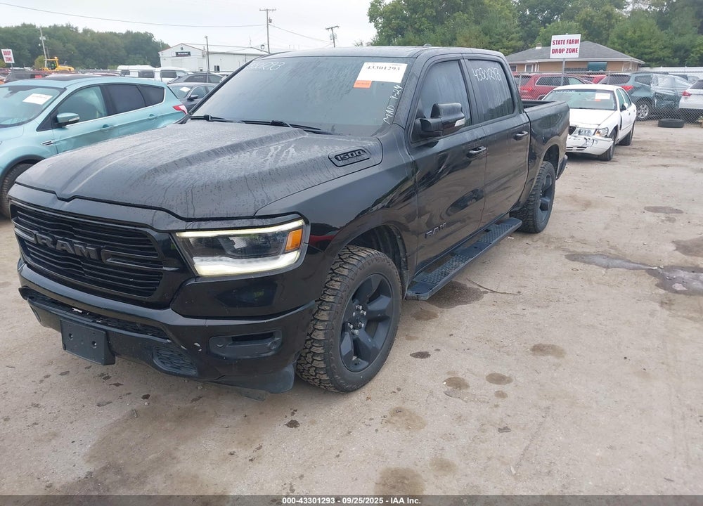 2019 RAM 1500 BIG HORN/LONE STAR 4X4 5'7 BOX VIN: 1C6SRFFT8KN607960