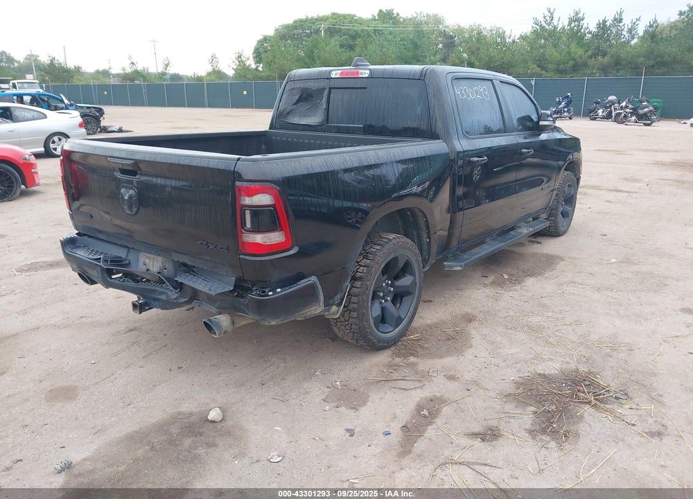 2019 RAM 1500 BIG HORN/LONE STAR 4X4 5'7 BOX VIN: 1C6SRFFT8KN607960