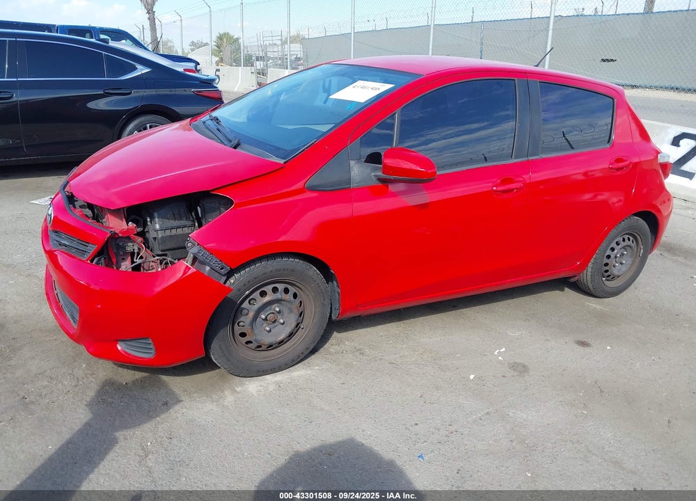 2012 TOYOTA YARIS VIN: JTDKTUD30CD515816