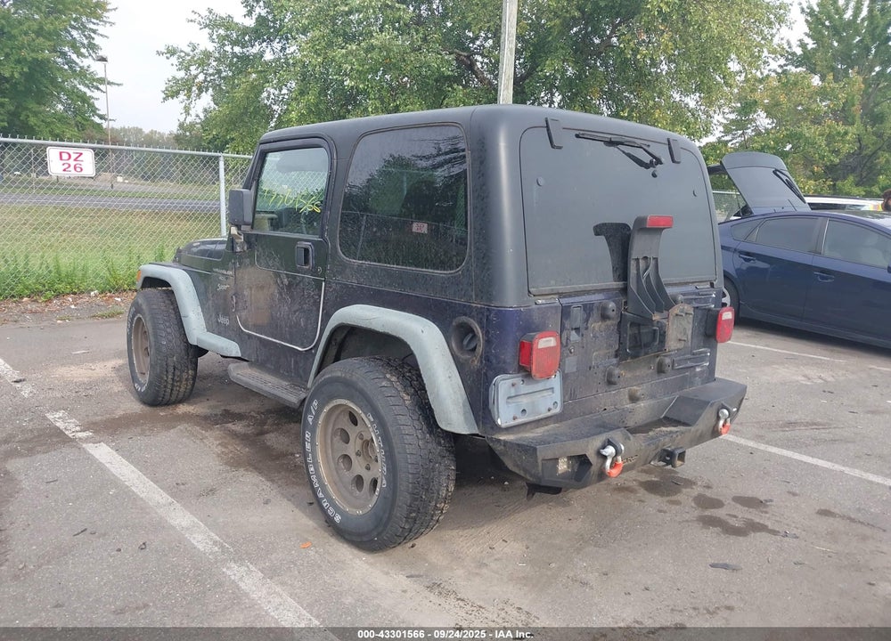 1999 JEEP WRANGLER SPORT VIN: 1J4FY19S5XP405523