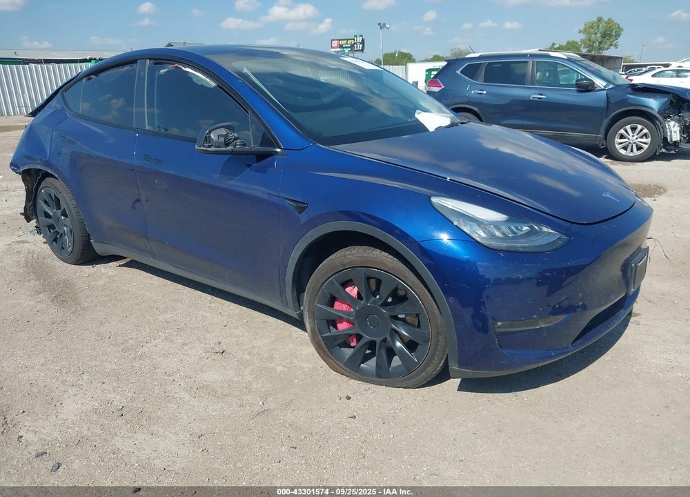 2021 TESLA MODEL Y LONG RANGE DUAL MOTOR ALL-WHEEL DRIVE VIN: 5YJYGDEEXMF233160