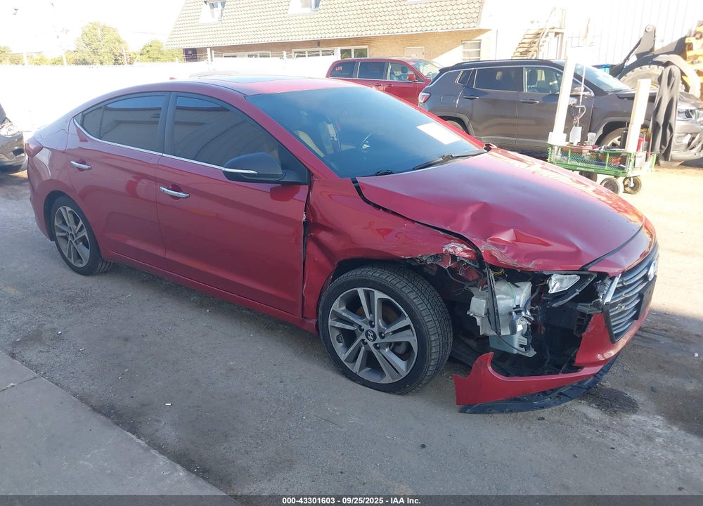 2017 HYUNDAI ELANTRA LIMITED VIN: 5NPD84LF4HH026469