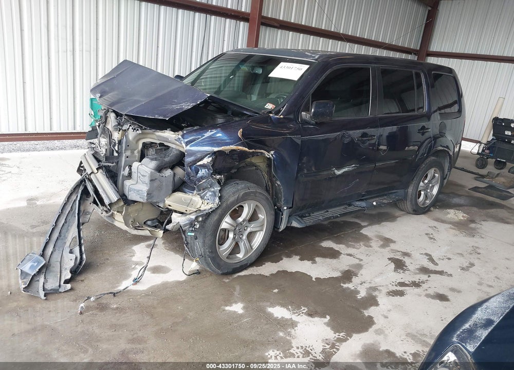 2013 HONDA PILOT VIN: 5FNYF4H75DB081739