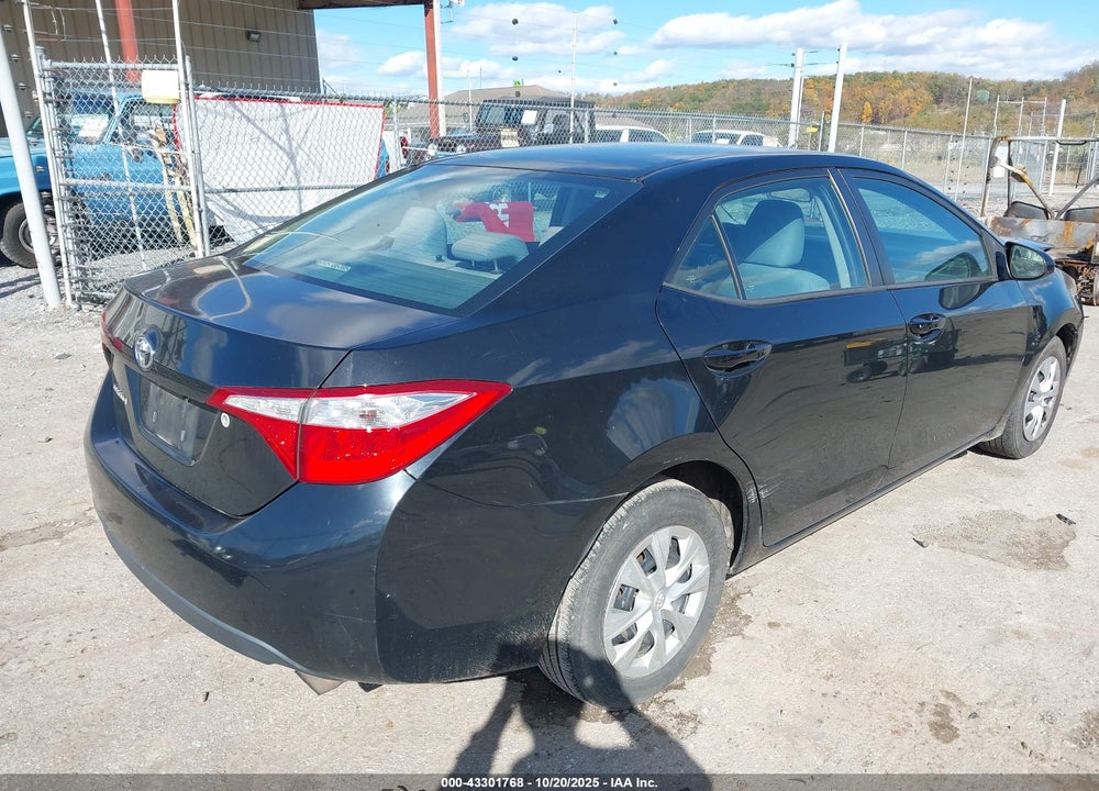 2014 TOYOTA COROLLA L VIN: 2T1BURHE7EC182505