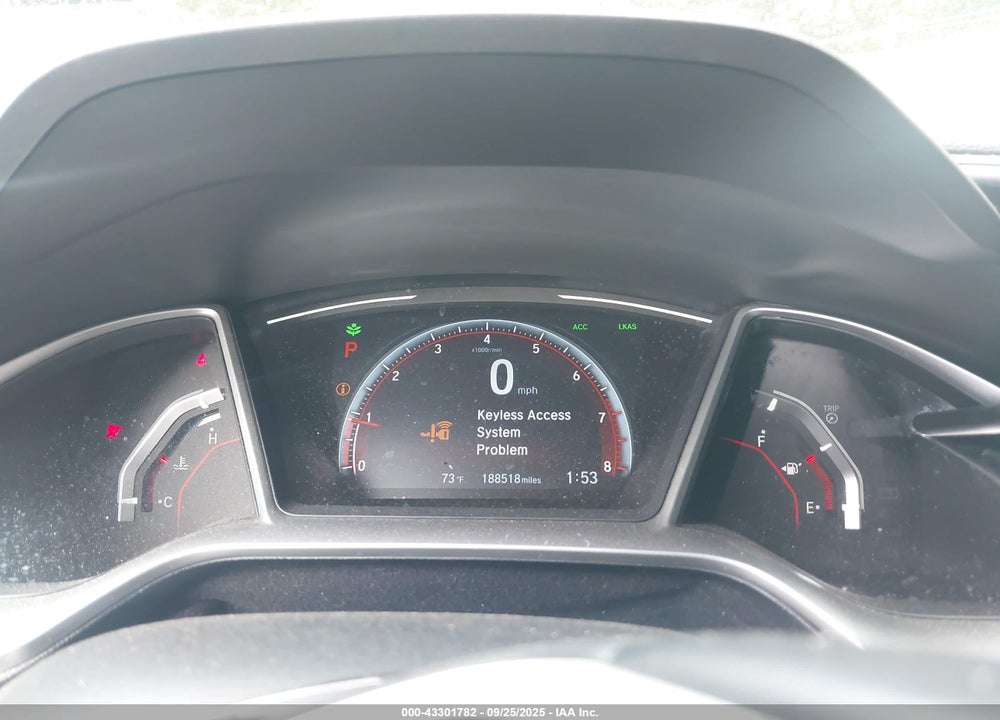 2019 HONDA CIVIC VIN: 19XFC2F82KE030153