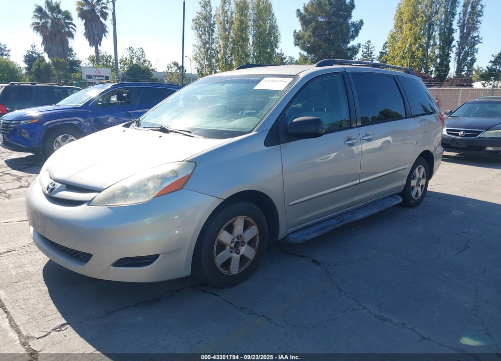 2008 TOYOTA SIENNA LE VIN: 5TDZK23C58S165912