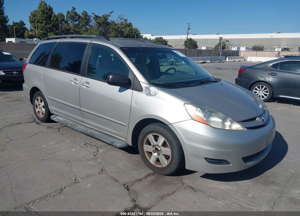 2008 TOYOTA SIENNA LE VIN: 5TDZK23C58S165912