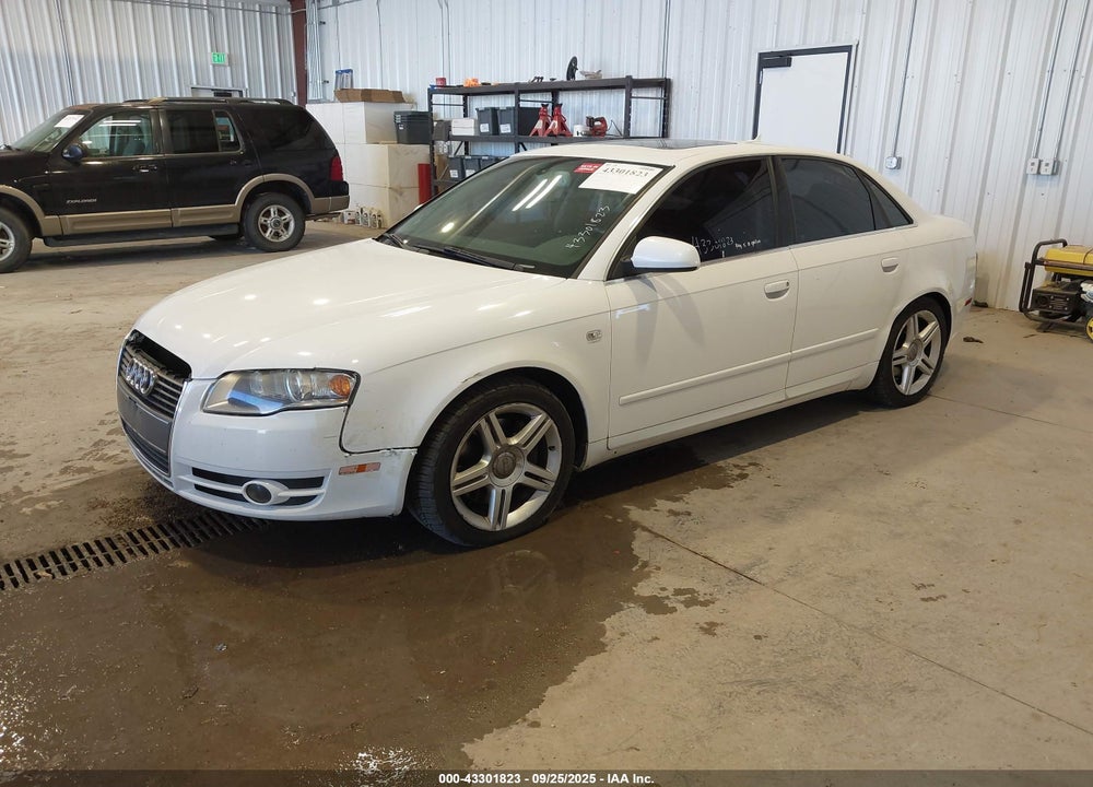 2007 AUDI A4 2.0T VIN: WAUDF78E77A140203