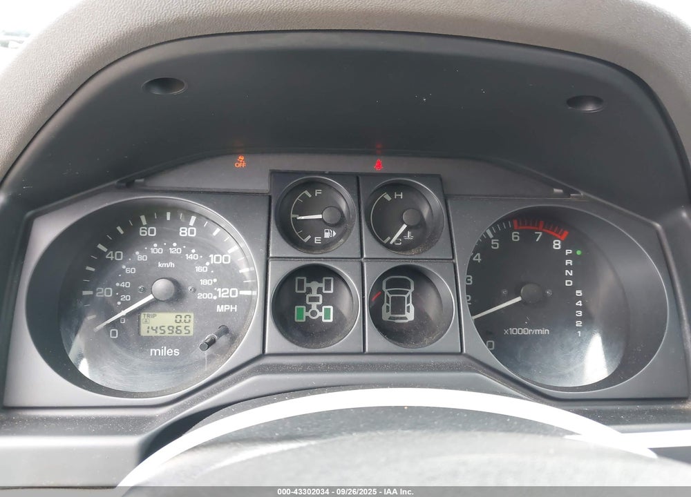 2003 MITSUBISHI MONTERO 20TH ANNIVERSARY/LIMITED VIN: JA4NW51S53J037166