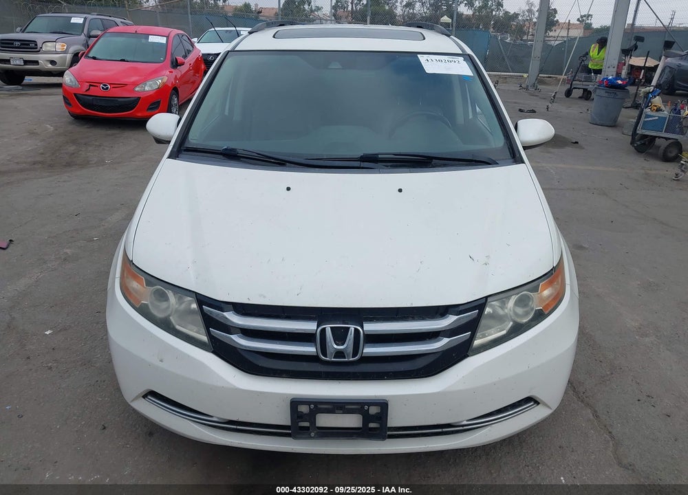 2016 HONDA ODYSSEY EX-L VIN: 5FNRL5H61GB127808
