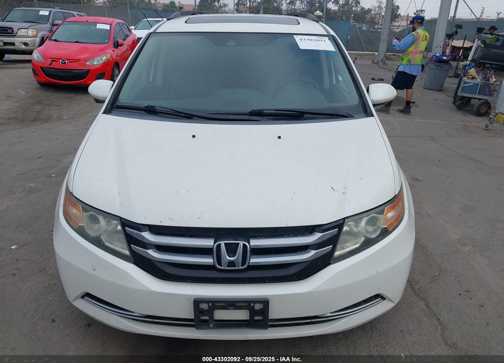 2016 HONDA ODYSSEY EX-L VIN: 5FNRL5H61GB127808