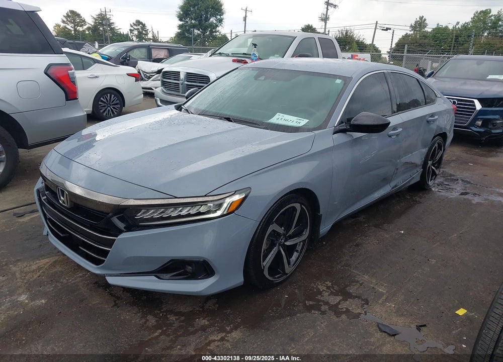2021 HONDA ACCORD SPORT VIN: 1HGCV1F3XMA111047