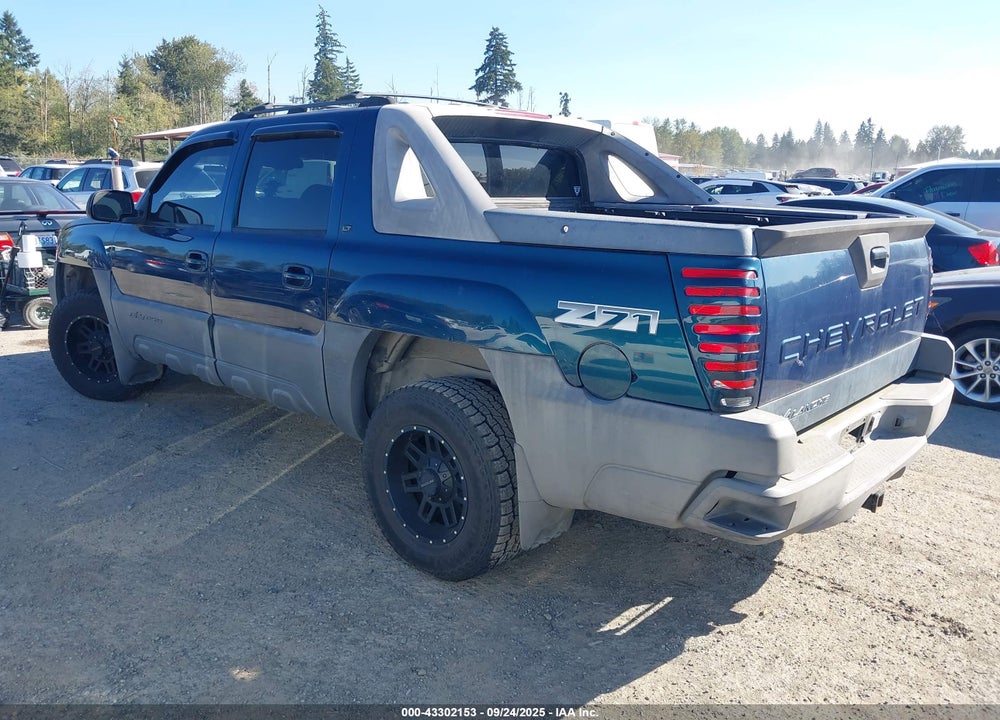 2005 CHEVROLET AVALANCHE 1500 Z71 VIN: 3GNEK12Z25G191982