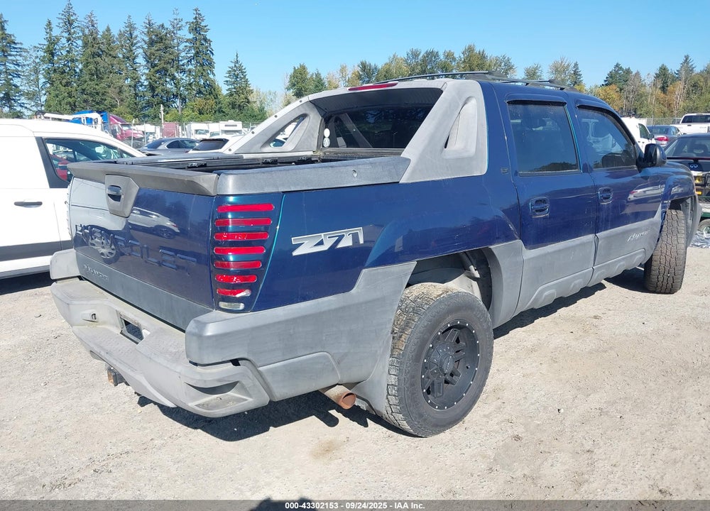 2005 CHEVROLET AVALANCHE 1500 Z71 VIN: 3GNEK12Z25G191982
