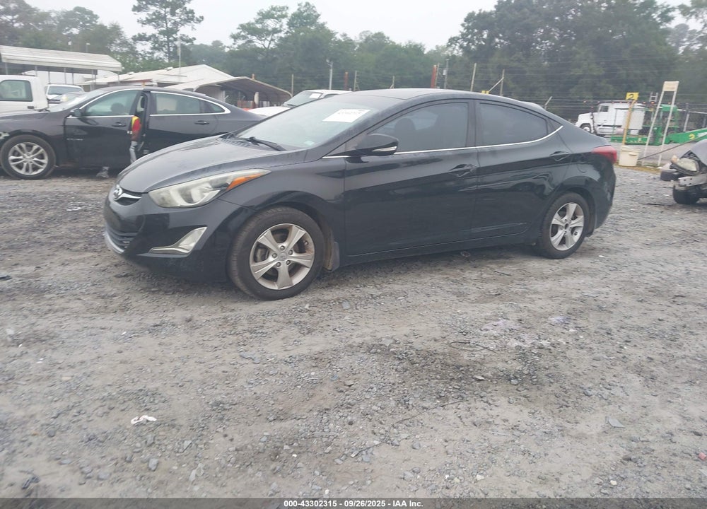 2016 HYUNDAI ELANTRA VIN: 5NPDH4AE9GH731874